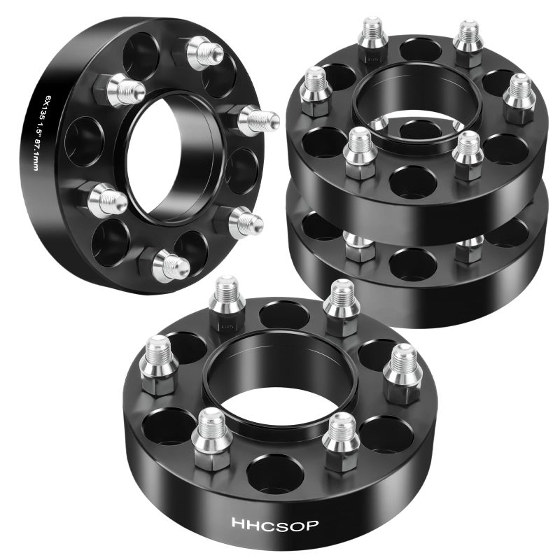 6x135 to 6x135 Wheel Spacers 15 inch 38mm for 20152025 Ford F150 Expedition Lincoln Navigator 6 Lug Forged Spacers 871mm Hub Bore M14x15 Studs 4PCS Hubcentric Adapters